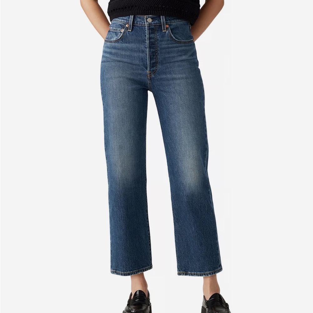 Levi’s ribcage straight ankle